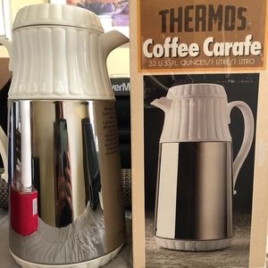 Vintage Elegant Thermos Brand 32 fl oz Coffee Carafe